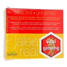 SOTYA Jalea Real Vital Ginseng 20 Ampollas - Vitaminas A, B6, C, D, Hierro, Zinc para Sistema Inmune y Energía Precio: 10.5000005. SKU: B18FPLDRCE