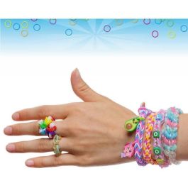 Bandai - Rainbow Loom Mega Combo Set - Fabricación de pulseras - Telar con 5600 elásticos - Dijes y cuentas - CD00101 Bandai - Rainbow Loom Mega Combo Set - Fabricación de pulseras - Telar con 5600 elásticos - Dijes y cuentas - CD00101