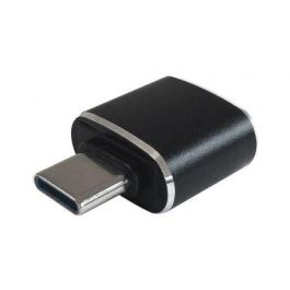 Aisens Adaptador USB 3.1 Gen2 Tipo C a A, 10 Gbps, 3A Carga, Compatible con Thunderbolt 3