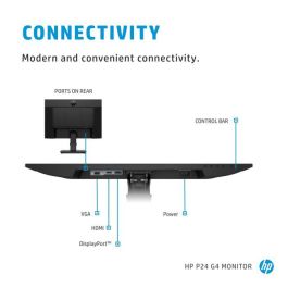 HP 60.5cm (23.8") Full HD 1920 x 1080 IPS, 16:9, 250cd/m², 14ms, 178°/178°, 1000:1 HP 60.5cm (23.8") Full HD 1920 x 1080 IPS, 16:9, 250cd/m², 14ms, 178°/178°, 1000:1