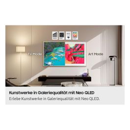 Samsung The Frame GQ65LS03FWUXZG 65" (165,1 cm) Neo QLED 4K Ultra HD Smart TV con Pantalla Antirreflectante, 100Hz, HDR10+, Tizen, WiFi, Bluetooth, Negro