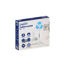 AVANT Ventilador de Pie 16 Pulgadas (40 cm) - 45W con Base Redonda