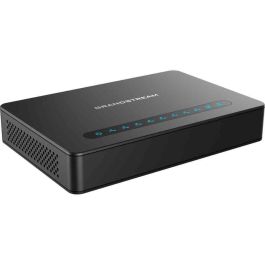 Grandstream HT818 SIP-ATA HandyTone v2 con 8 puertos FXS, compatible con fax T.38, QoS, identificador de llamadas