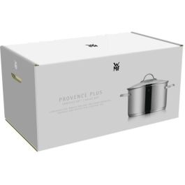 WMF Provence Plus - Set de Ollas y Cacerolas: Olla Baja 2.5L, Ollas Altas 1.9L, 3.3L, 5.7L y Cazo 1.7L, Plata