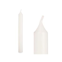 Set de Velas Blanco 2 x 2 x 20 cm (12 Unidades)