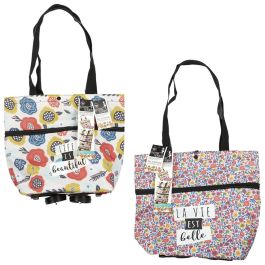 Entre Temps Bolsa-Carro Compra Liberty Poliéster