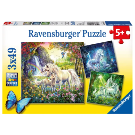 Ravensburger Puzzle RAV4005556092918 de 3 en 1 Unicornios, 3 * 49 Piezas, Total 147 Piezas Precio: 43.2817. SKU: B1CN9DLH8K