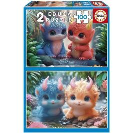 Educa Puzzle Monstruos Adorables 2x100 piezas. Set doble de 2 puzzles de 100 piezas cada uno para niños a partir de 6 años. Fabricado en Cartón. Precio: 9.99944. SKU: B1CMWFNMDA