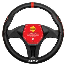 Momo MOMLSWC014BRS Funda Volante Supergrip Deportiva Universal Negro/Rojo de Poliuretano Diámetro 36,5-37,9 cm (Talla S) Precio: 21.49999995. SKU: B1EM9QM3TC