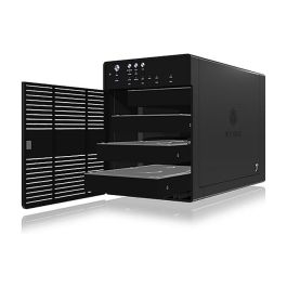 ICY BOX Carcasa Externa para 4 Discos Duros de 3.5" SATA con USB 3.0 y eSATA, Función JBOD, Color Negro