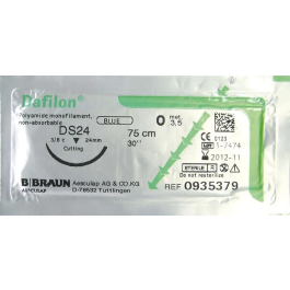 B. Braun Sutura Dafilon Nylon Black 9-0 2Xhlm6 150Mic-30 cm 12 Unidades Oftálmica Precio: 187.8900001. SKU: B1GA49XPFE