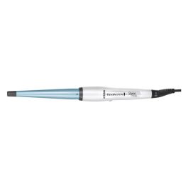 Remington CI53W Rizador de Pelo Cónico Shine Therapy - 210 °C - Calentamiento Rápido - 8 Temperaturas - Blanco
