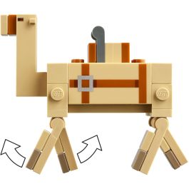 Lego Juego de Construcción Minecraft El Viaje en el Barco Pirata, Set de Construcción para Edad 8+ años