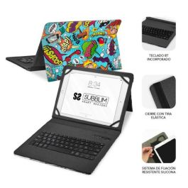 Teclado Bluetooth con Soporte para Tablet Subblim SUBKT5-BTTC20 Multicolor Qwerty Español