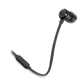 JBL JBLT290BLK Auriculares Intrauditivos Tune 290 con Micrófono, Sonido Pure Bass, Construcción en Aluminio, Negros