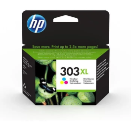 HP Cartucho Tinta Original 303XL T6N03AE Tricolor Rendimiento Aprox. 415 Páginas Precio: 55.89000043. SKU: S7134462