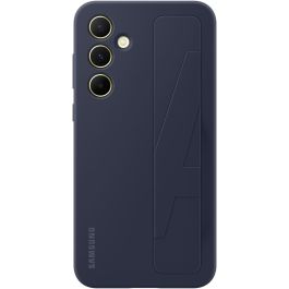 Samsung Standing Grip Case para Galaxy A55 5G - Funda de Soporte Resistente a Golpes y Arañazos, Color Negro