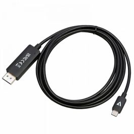 Adaptador USB-C a DisplayPort V7 V7USBCDP14-2M Negro 2 m 8K Ultra HD Adaptador USB-C a DisplayPort V7 V7USBCDP14-2M Negro 2 m 8K Ultra HD