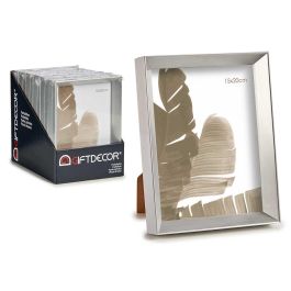 Portafoto plástico Giftdecor moldura plata 15x20 cm con vidrio y gancho (24 Unidades) Precio: 63.89000013. SKU: S3605957