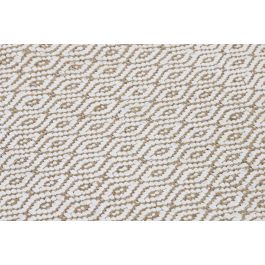 Alfombra Balines DKD Home Decor Natural Blanco 1 x 230 x 150 cm Alfombra Balines DKD Home Decor Natural Blanco 1 x 230 x 150 cm