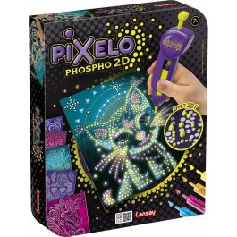 Juego de colorear - LANSAY - 20285 - Pixelo Phospho 2D