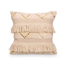 Giftdecor Cojín de Lentejuelas Natural, Algodón 80% Poliéster 20%, 45x45 cm (6 Unidades) Giftdecor Cojín de Lentejuelas Natural, Algodón 80% Poliéster 20%, 45x45 cm (6 Unidades)
