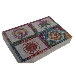Joyero Indio DKD Home Decor Multicolor 10 x 5 x 15 cm (4 Unidades) Joyero Indio DKD Home Decor Multicolor 10 x 5 x 15 cm (4 Unidades)