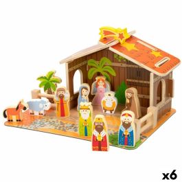 Belén de Navidad Woomax Madera 29,5 x 16,5 x 22 cm (20 Piezas) (6 Unidades) Precio: 65.59000052. SKU: B13QJGV36F