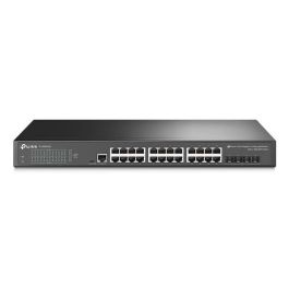TP-Link SG6428X Switch Omada Gestionado L3, 24 Puertos Gigabit Ethernet, 4 SFP+, 128 Gbit/s, Montaje en Rack 1U Negro TP-Link SG6428X Switch Omada Gestionado L3, 24 Puertos Gigabit Ethernet, 4 SFP+, 128 Gbit/s, Montaje en Rack 1U Negro