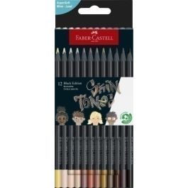 Faber Castell Lápices de Colores Black Edition Tonos de Piel Caja 12 Unidades Precio: 5.59000035. SKU: B1EBNLHJKY