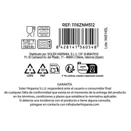 La Mediterranea Vajilla 12 Piezas Colección Coup Basic Rojo Opalina Plato 25 cm, 20 cm y 18 cm (2 Unidades)