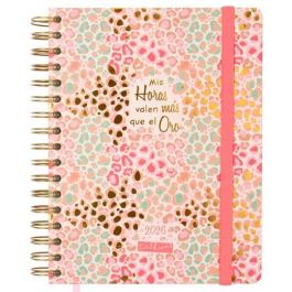 Finocam Agenda Espiral Talkual 1Día/Página Tapa Dura Oro 155x217mm 2026 con Pestañas y Accesorios Precio: 16.68999948. SKU: B1HE9RC7VD