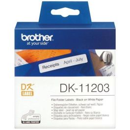 Etiquetas Brother Precortada Papel Blanco 17X87 Mm Rollo 300 Uds. Para Carpetas (Dk11203) Precio: 9.99955011. SKU: B18EMCT2HE