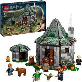 LEGO 76428 Harry Potter Cabaña de Hagrid: Una Visita Inesperada, set construible con minifiguras de Harry, Ron, Hermione y Hagrid +8 años