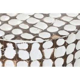 Mesita Auxiliar Item Home DKD Home Decor Blanco 40 x 42 x 40 cm