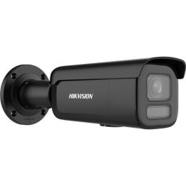 Hikvision Cámara IP Bullet 4MP Smart Hybrid Light ColorVu 2.8-12mm WDR IK10 IP67 PoE Audio Alarma Luz Híbrida 60m Negra