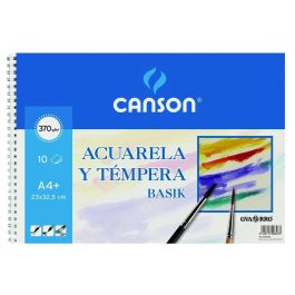 Canson Bloc Acuarela Y Témpera Basik Espiral 10 Hojas 370 gr 23x32,5 cm Precio: 5.50000048. SKU: B1H4GPCVFP