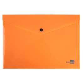 Liderpapel Dossier Broche Polipropileno Din A4 Naranja Fluor Opaco 50 Hojas