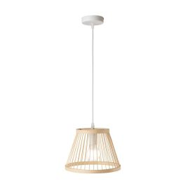 SKD-P80101 Lámpara Colgante Bielsko-Biala de Ratán Natural Resistente, Estilo Boho-Chic para Interiores, Casquillo E27
