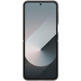 Samsung EF-PF741TJEGWW Funda de Silicona con Anillo para Samsung Galaxy Z Flip6, Gris - Protección para Móvil de 6.7"