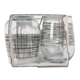 Set de 4 Vasos Gaia 475 cc Blanco Líneas - LAV (6 Cajas) Set de 4 Vasos Gaia 475 cc Blanco Líneas - LAV (6 Cajas)
