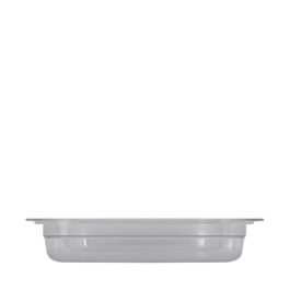 RIEBER Cubeta GN de Policarbonato Transparente 1/2-065, 3.3L, Apto Alimentario, Almacenaje y Transporte