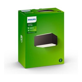 Philips Aplique de exterior Hedgehog Antracita 1x42W