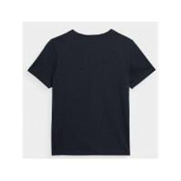 Camiseta de Manga Corta Infantil 4F M291 Negro XS