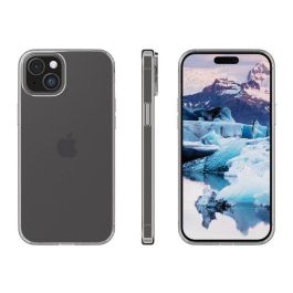 dbramante1928 Funda Protectora iPhone 15 Clear Greenland, Plástico Reciclado, Protección de Impacto y Pantalla