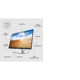 HP E27q G4 Monitor 27 pulgadas QHD (2560x1440) con 5ms, HP Eye Ease y Ergonomía Optimizada. Puertos HDMI, DisplayPort y USB. HP E27q G4 Monitor 27 pulgadas QHD (2560x1440) con 5ms, HP Eye Ease y Ergonomía Optimizada. Puertos HDMI, DisplayPort y USB.