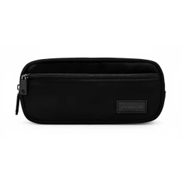 Liderpapel Estuche Portatodo Duo 2 Cremalleras Negro 220x90x50 mm