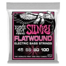 Juego Bajo Eléctrico Entorchado Plano Slinky Super 45-100