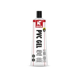 Griffon Adhesivo de PVC Gel 125ml Ref. 6112096 - Rápido, Tixotrópico, Sin THF para Unión de Tubos y Manguitos