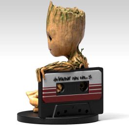 SEMIC STUDIO Hucha Figura Baby Groot Cassette Guardianes de la Galaxia 2 Marvel 17cm PVC